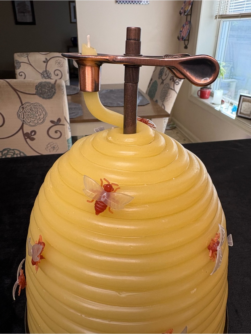 Candle By The Hour Natural Bees Wax 120 hr Coil Candle - Picture 2 of 7